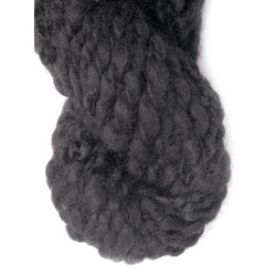 Schwarz - Super bulky - 100% Alpaka - 100 gr./40 mt.
