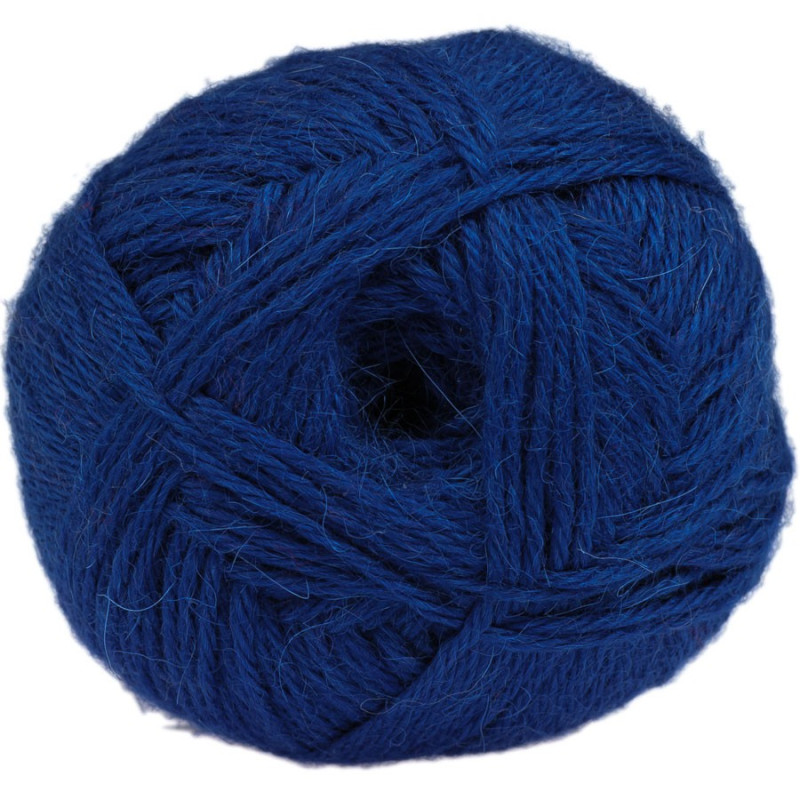 Neonblau - "Medium" - 100% Baby Lama - 100 gr./200 mt.