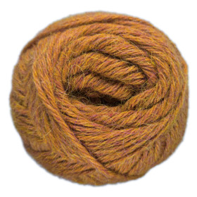 Marmoriert orange - 100% Baby Lama - 100 gr./200 m.