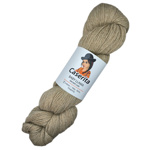 Beige - 100% Baby Lama - 100 gr./367 m.