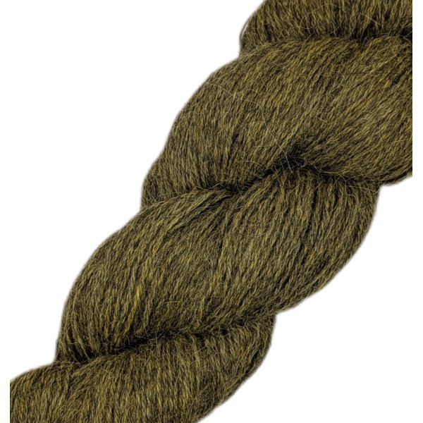 Olivgrün – Lama Alpaka FS – Fingering – 100g / 366m
