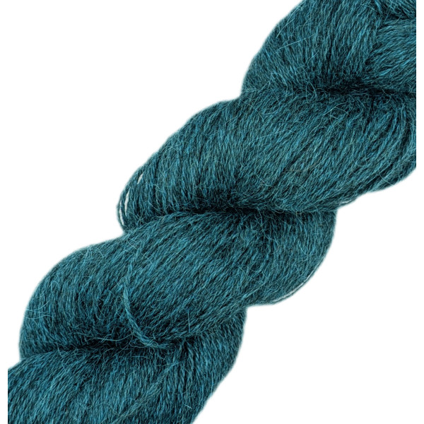 Ozean Türkis - Lama Alpaka FS - Fingering - 100g / 366m