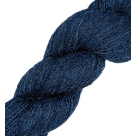 Denimblau - Lama Alpaka FS - Fingering - 100g / 366m