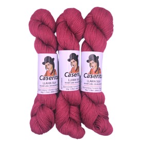 Himbeerrosa – Baby Lama & Seide – 50 g / 200 m