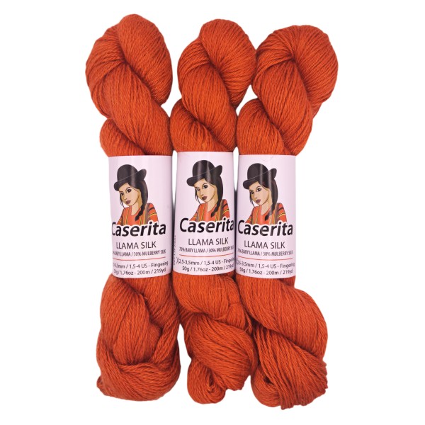 Orange – Baby Lama & Seide – 50 g / 200 m