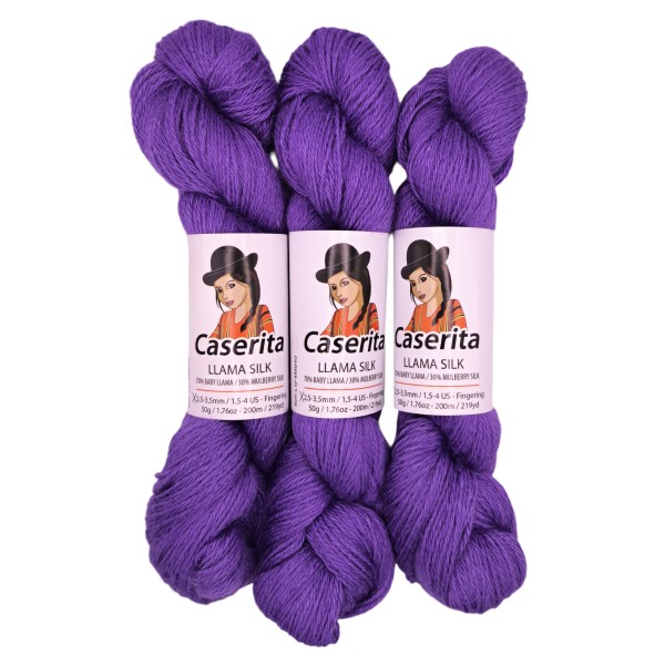 Lavendel – Baby Lama & Seide – 50 g / 200 m