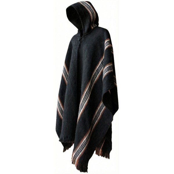 Illimani Poncho mit Kapuze